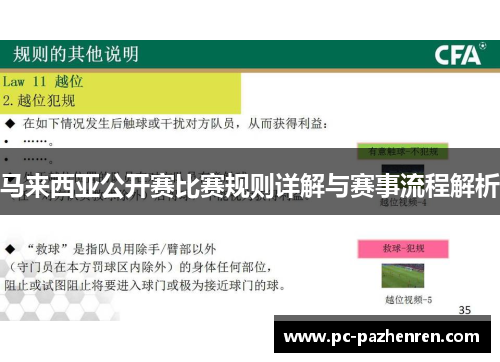 马来西亚公开赛比赛规则详解与赛事流程解析 马来西亚公开赛比赛规则详解与赛事流程解析